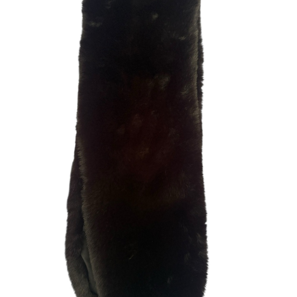 Black  Fur Scarf NEW - Picture 6 of 16